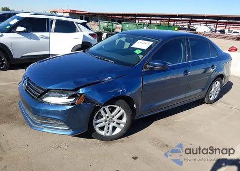 2017 Volkswagen Jetta 1.4T S z USA, uszkodzony, nr VIN 3VW2B7AJ7HM250022